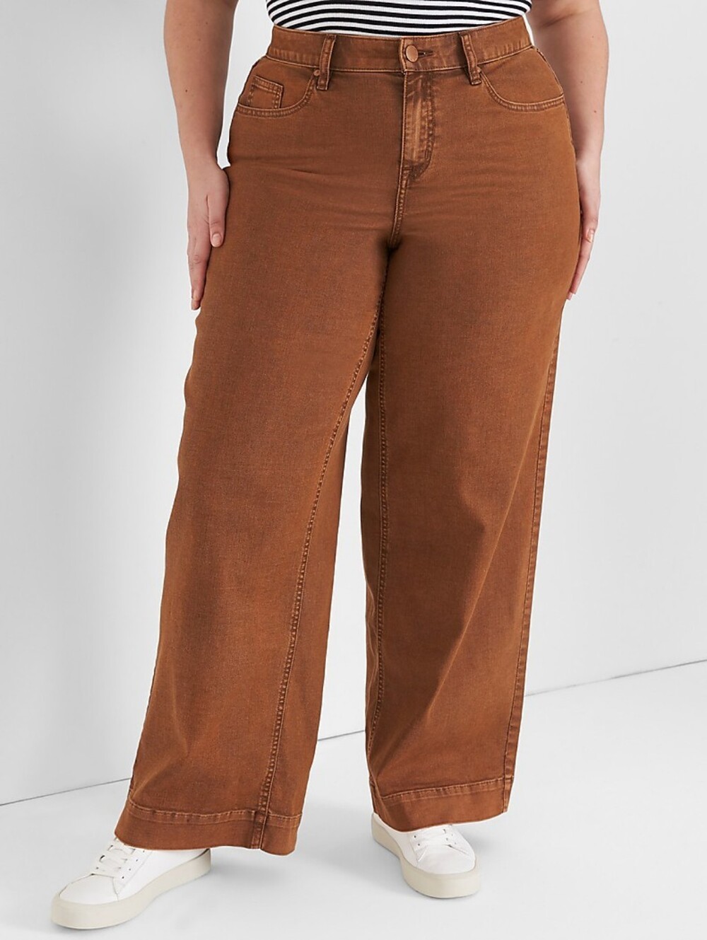 Colored Wide Leg Jean - Picture 3 of 10